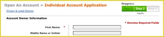 Individual Account Type